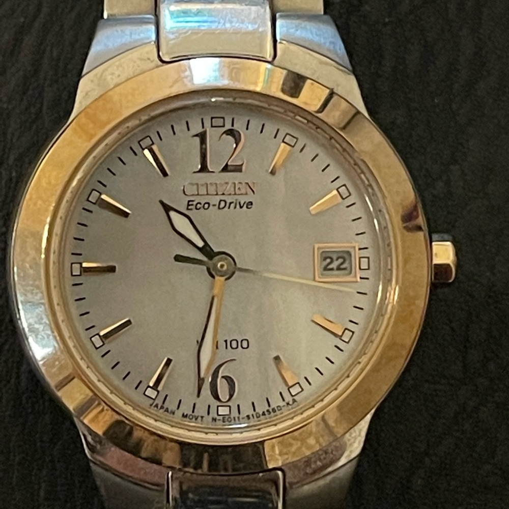 Citizen Eco-Drive Womens Watch 14kt gold